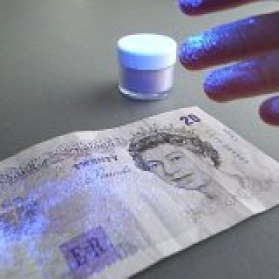 Invisible UV Powder Blue